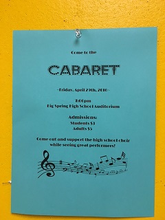 Cabaret makes a splash
