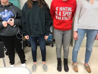 This is typical dress at Big Spring High School. In most recent years Big Spring student body has dressed in a more relaxed style.