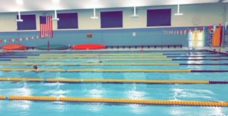 Big Spring High School pool as swimmers are getting ready for their season.