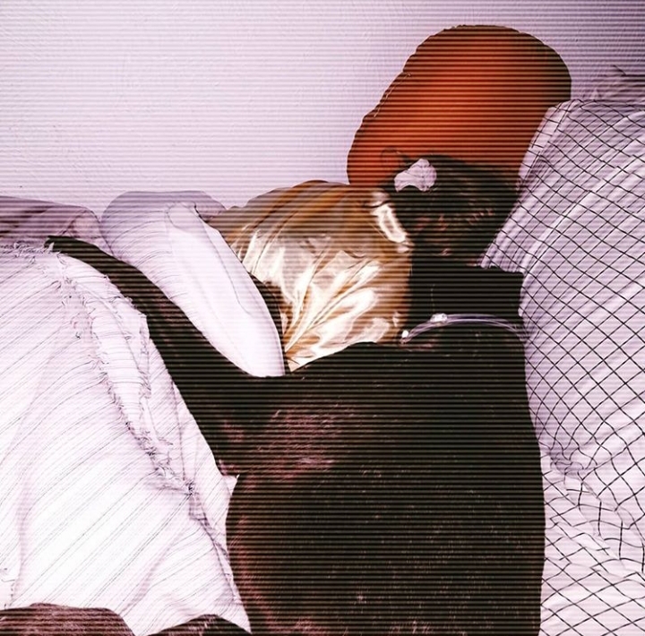 A student pictured sleeping in and getting more rest.
