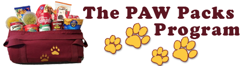 Money raised for Paw Packs