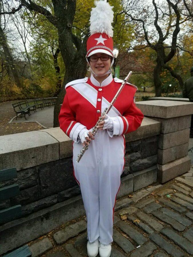 Student+performs+in+Macys+Day+Parade