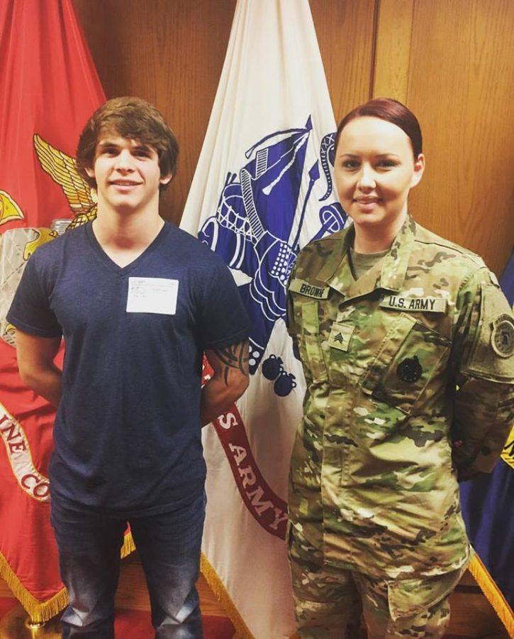 Enlisted senior sets his heart on the Army