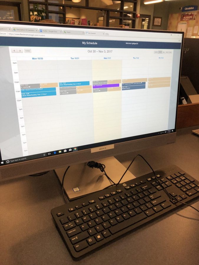 Flextime+manager+viewed+on+the+computer+whenever+you+log+onto+your+school+account.