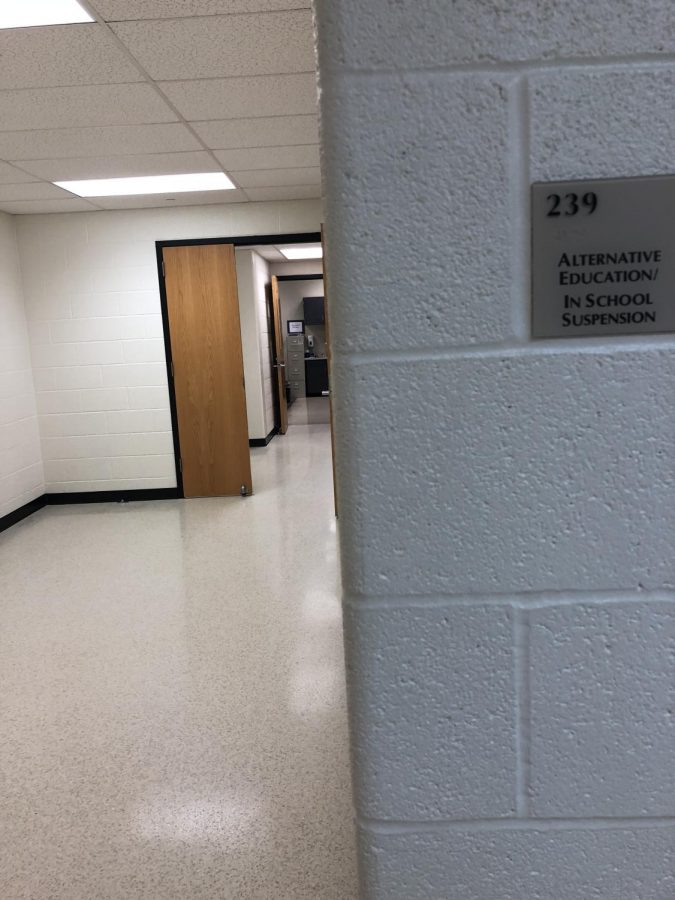 The ISS room is located on the second floor near the math classrooms. In the past few years, a declining number of students have visited the ISS room to serve for their actions.