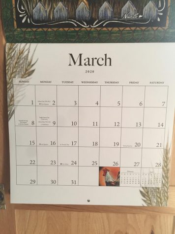 This is a picture of a calendar to maintain a schedule. The calendar is used to make plans and maintain an important date. 